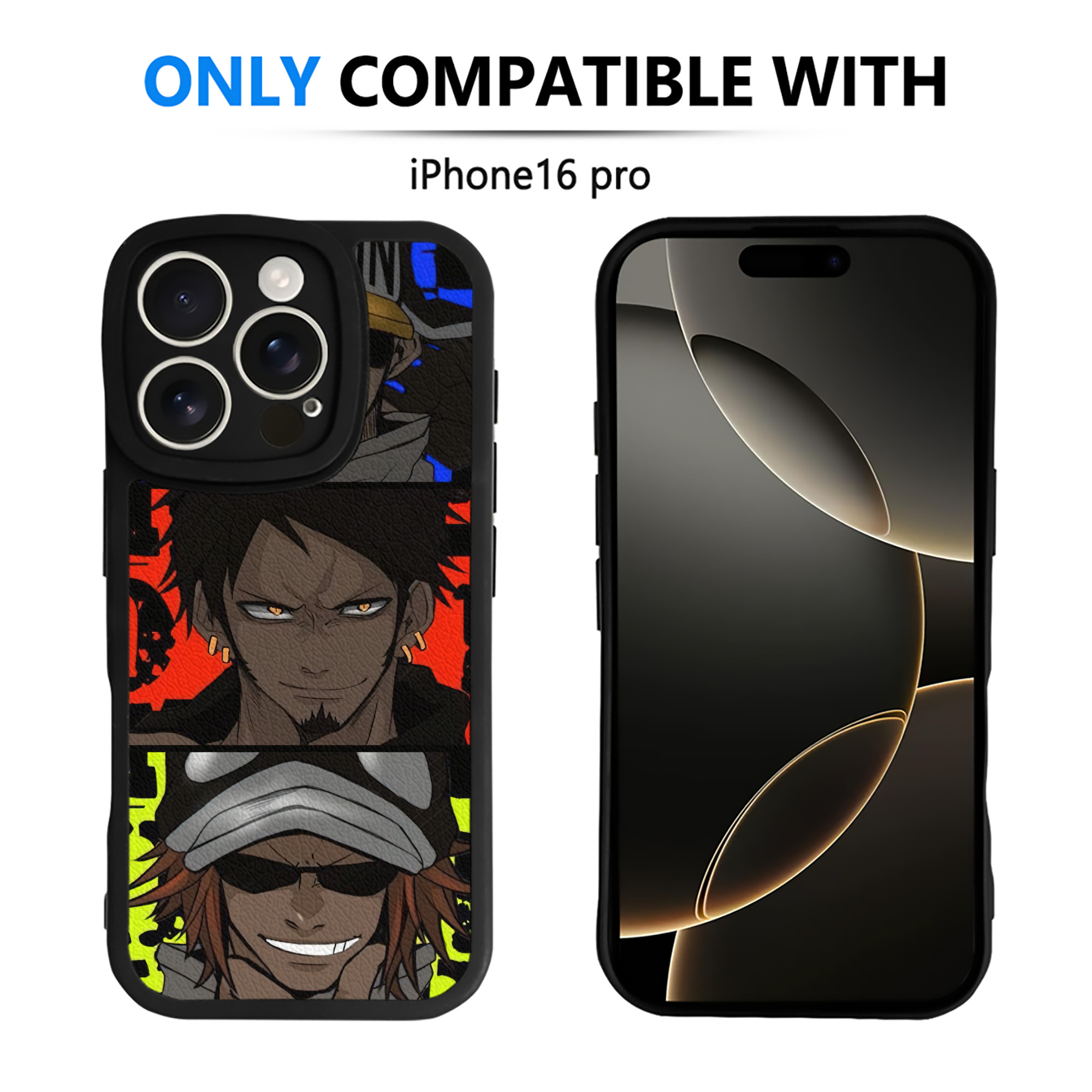 （画像用） ワンピース ONE PIECE 【iPhone 16シリーズ対応】シリコンスマホケース（レザー調） 材質：シリコン